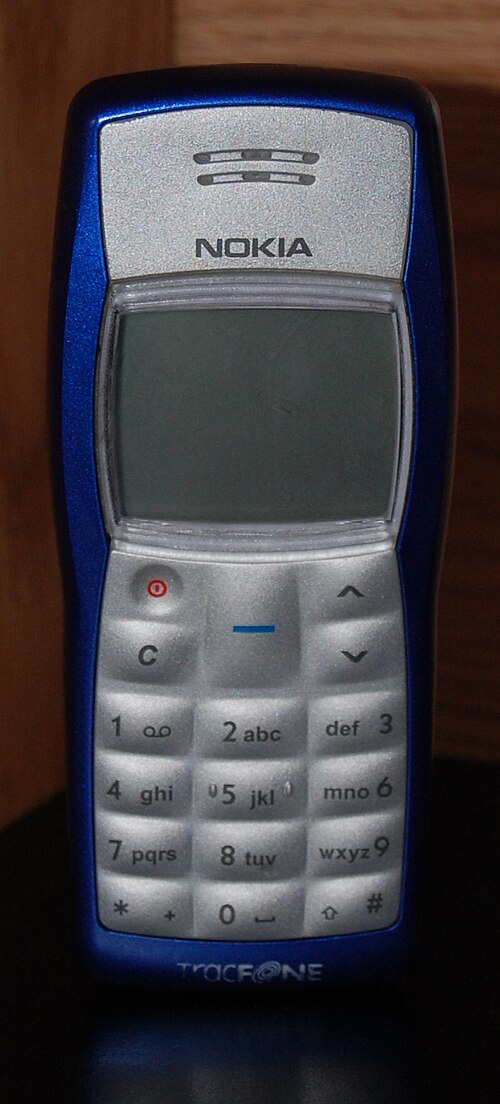 Nokia 1100 — Best-selling T9 mobile phone · 2003